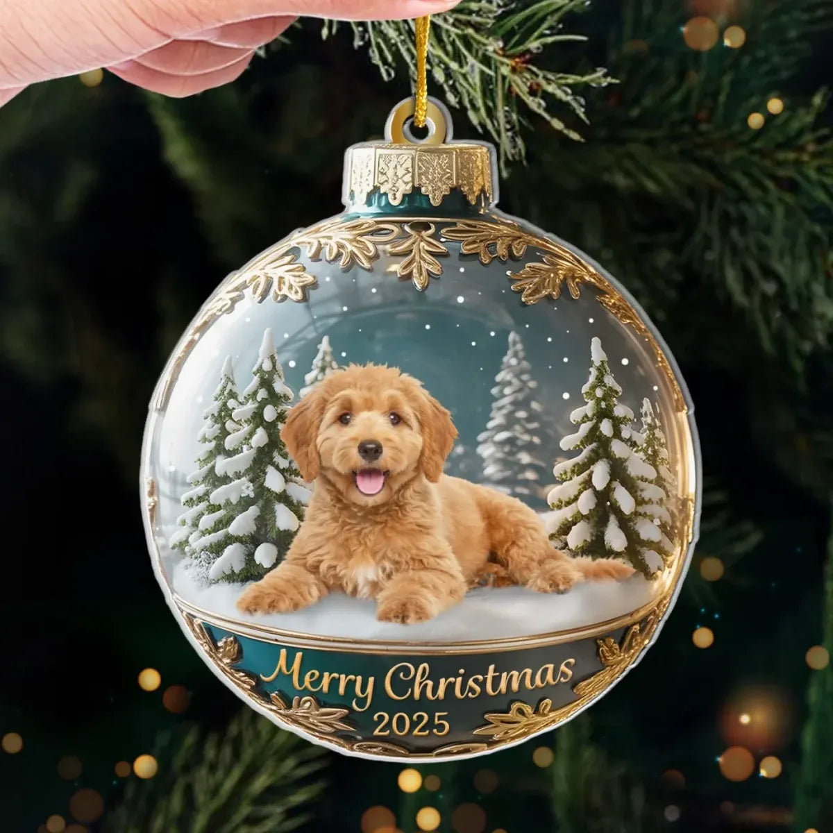 Huisdier Portret Ornament | Gepersonaliseerde Foto Acryldecoratie